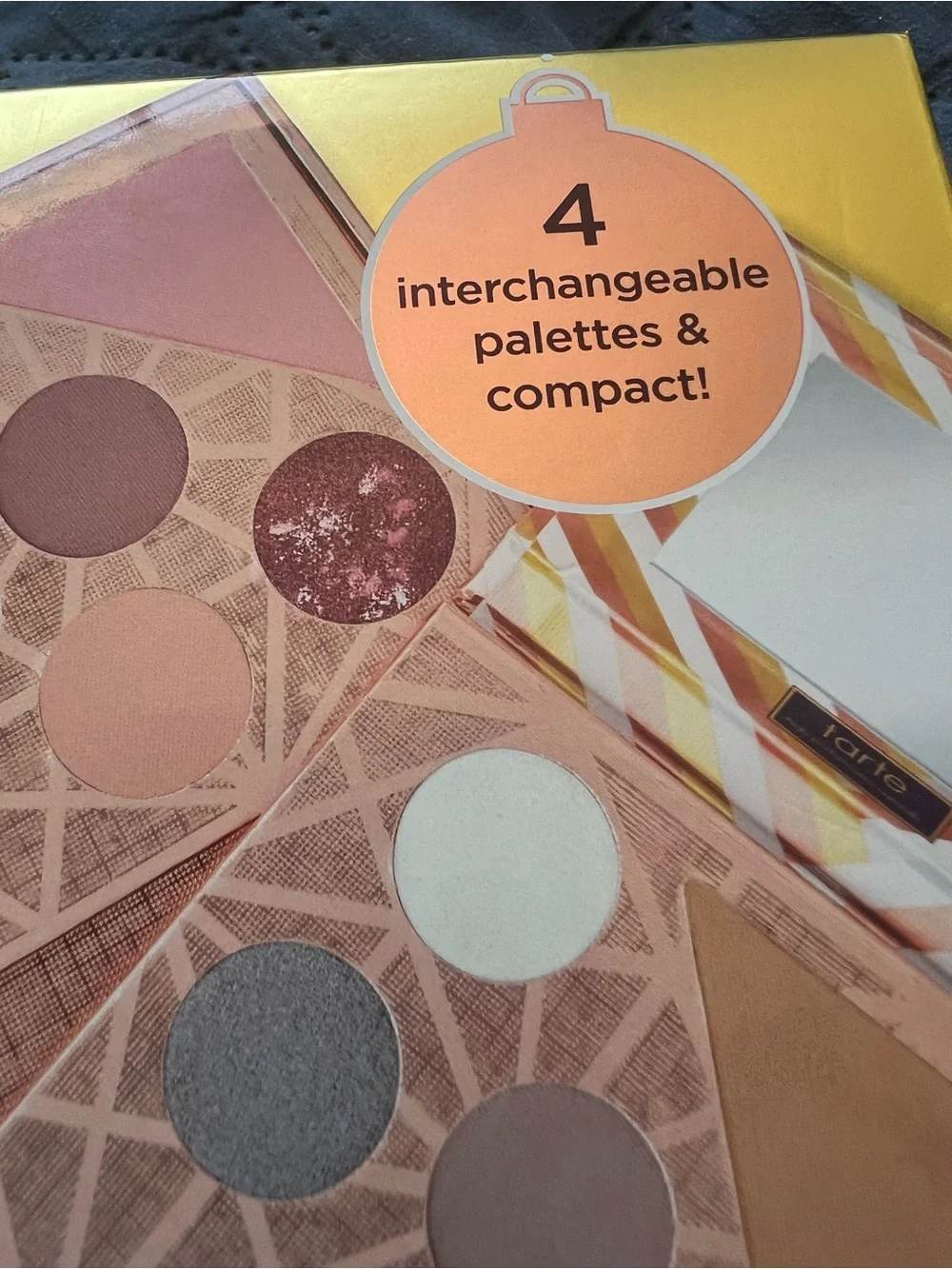 Tarte NIB interchangeable eyeshadow palette set